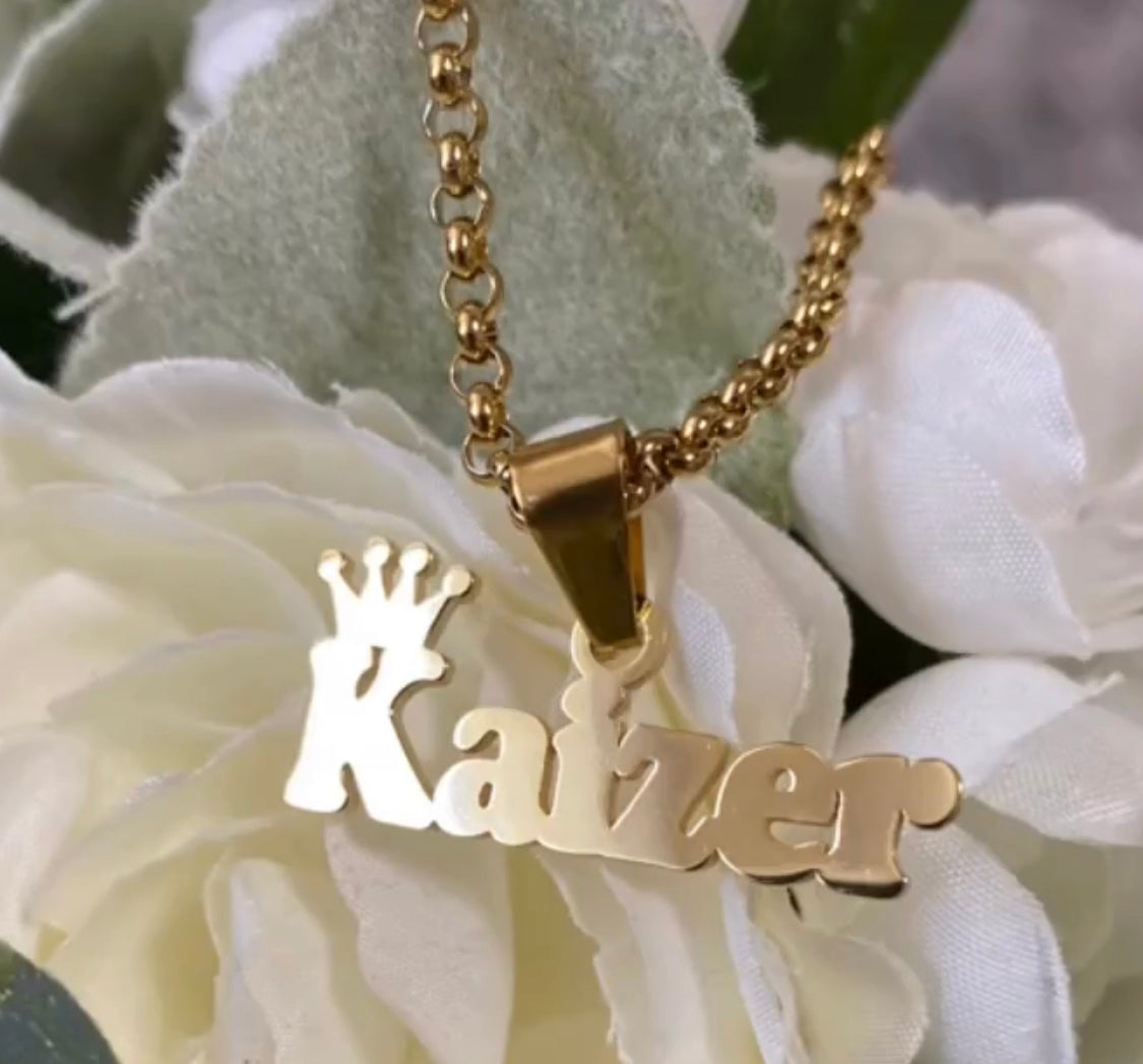 Personalized Kids Name Necklace